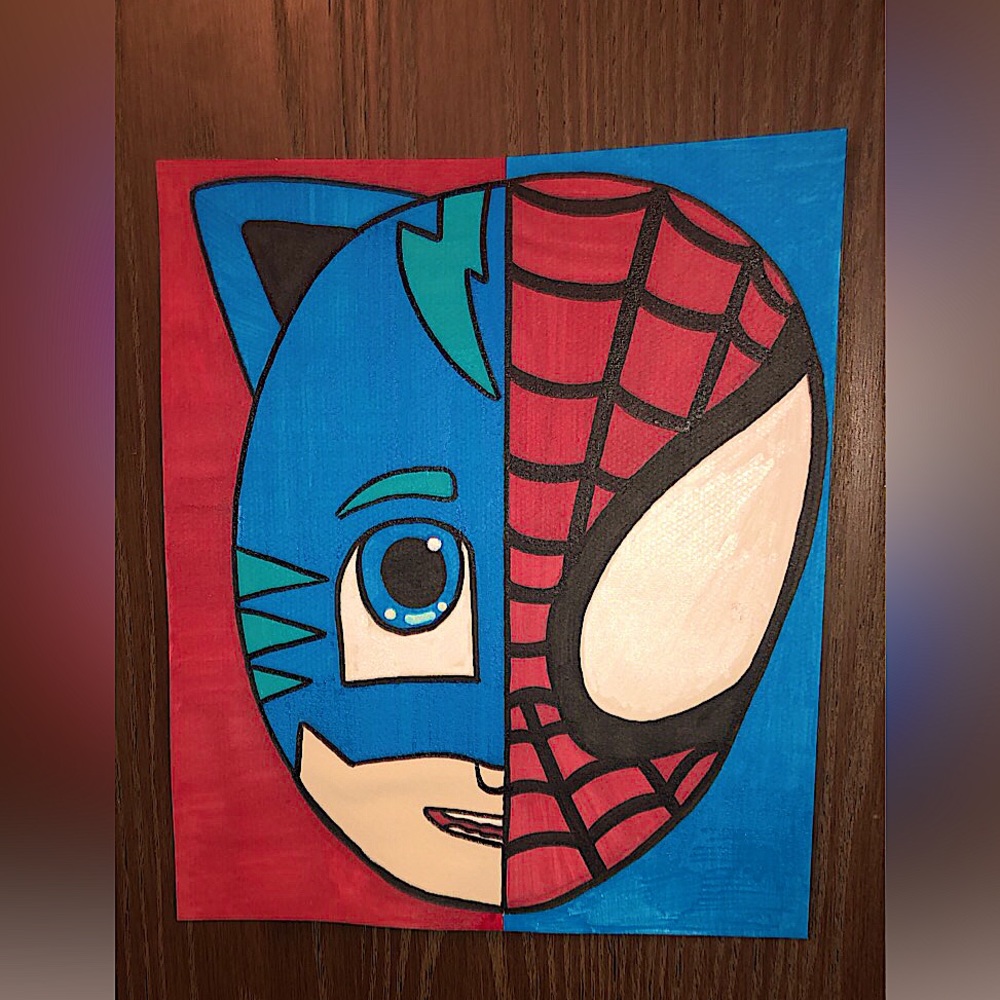 Catboy/Spider-Man Drawing/Coloring